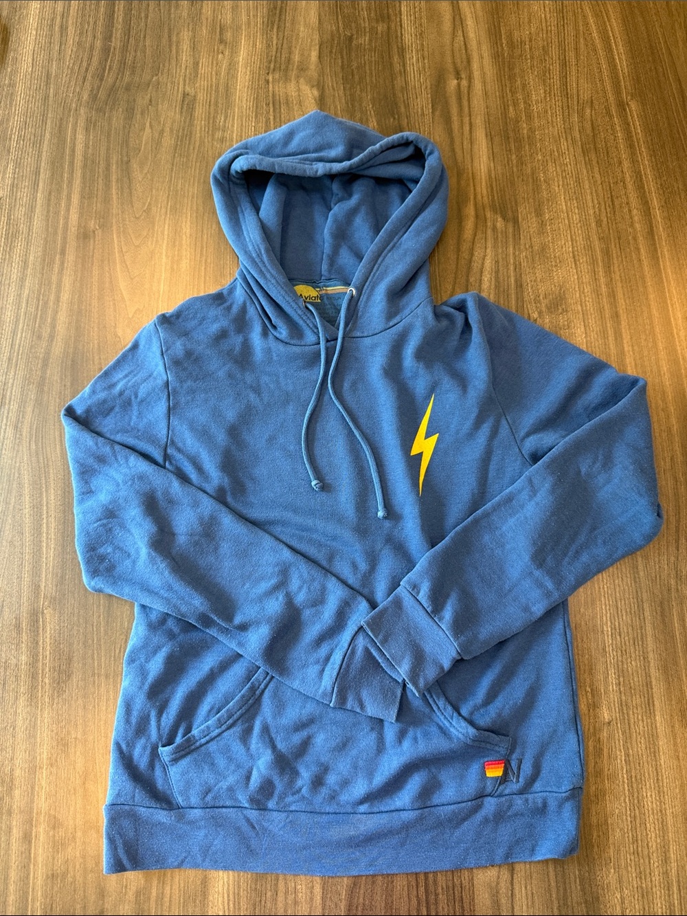 Aviator Nation Blue Lightning Bolt Hoodie